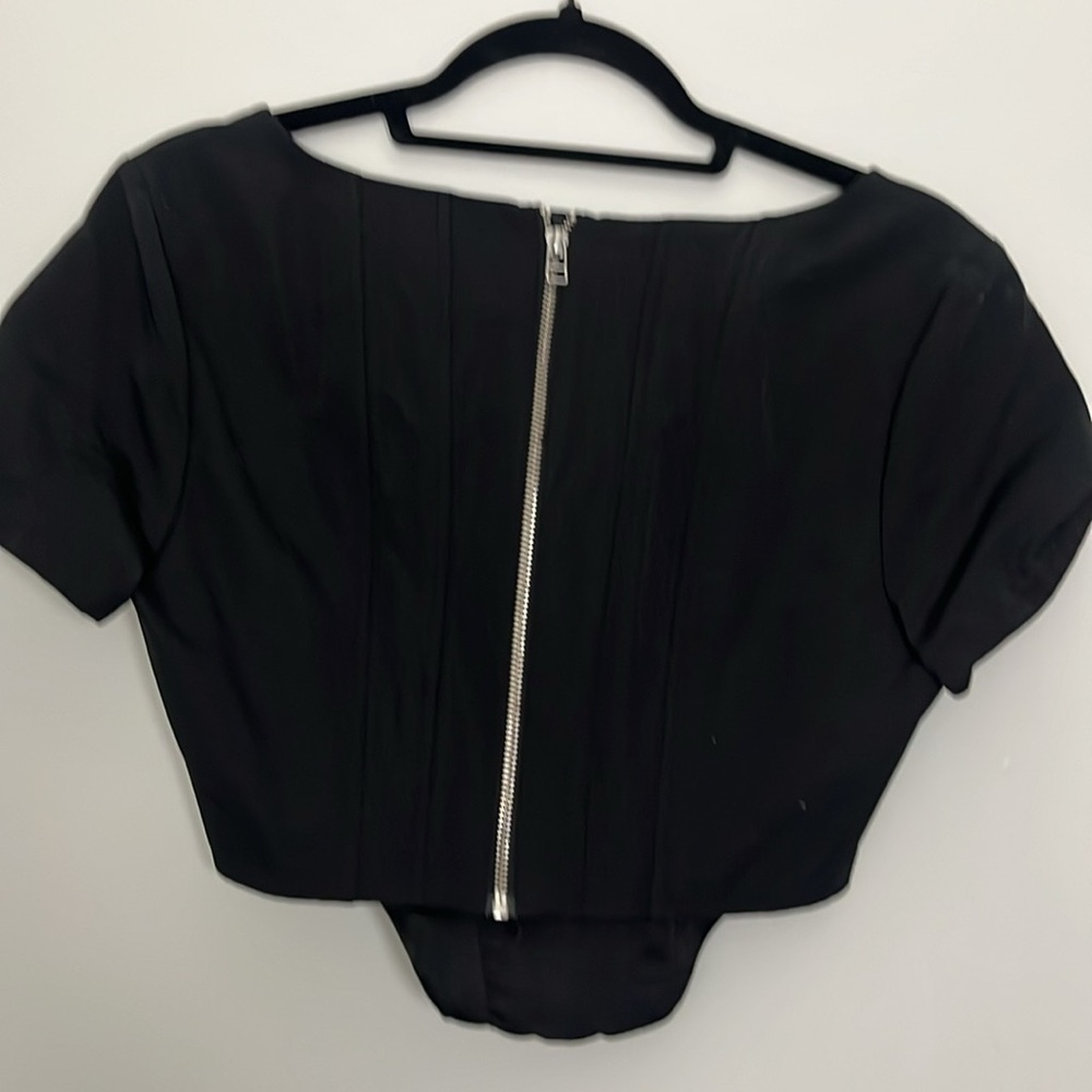 STAUD Black Crop Top - Picture 3 of 8